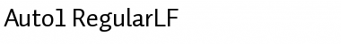 Auto 1 Regular LF Font
