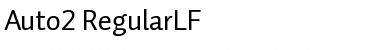 Auto 2 Regular LF Font