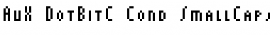 Download AuX DotBitC Cond SmallCaps Font