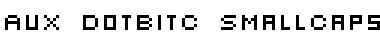 AuX DotBitC SmallCaps Regular Font