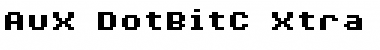 Download AuX DotBitC Xtra Bold Font