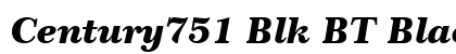 Century751 Blk BT Black Italic Font Preview Century751 Blk BT Black Italic Font Preview