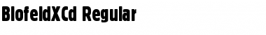 BlofeldXCd Regular Font