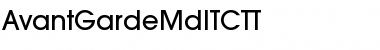 AvantGardeMdITCTT Regular Font