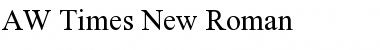 AW Times New Roman Regular Font