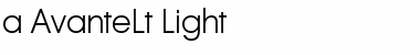 a_AvanteLt Light Font