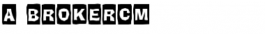 a_BrokerCm Regular Font