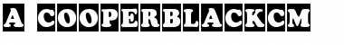 a_CooperBlackCm Regular Font