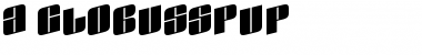Download a_GlobusSpUp Font
