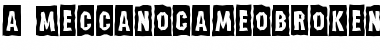 a_MeccanoCmBrk Regular Font