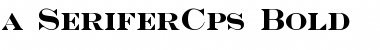 a_SeriferCps Font