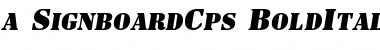 Download a_SignboardCps Font