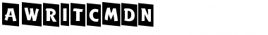 a_WritCmDn Regular Font