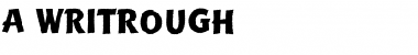 a_WritRgh Regular Font
