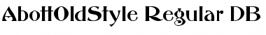 AbottOldStyle DB Regular Font