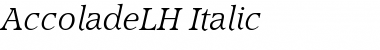 AccoladeLH Italic