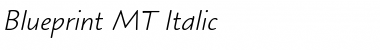 Blueprint MT Italic