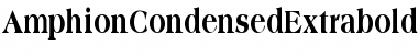 Download AmphionCondensedExtrabold Font