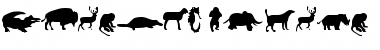 Animals Medium Font