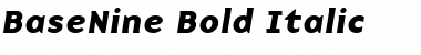BaseNine Bold Italic