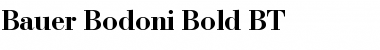BauerBodni BT Bold Font