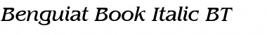 Benguiat Bk BT Book Italic Font