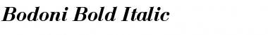Bodoni-DTC Bold Italic Font