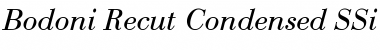 Bodoni Recut Condensed SSi Condensed Italic Font