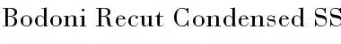 Bodoni Recut Condensed SSi Condensed Font