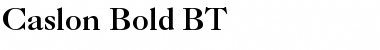 Caslon Bd BT Regular Font