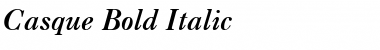 Casque Bold Italic