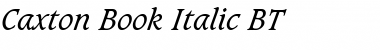 Caxton Book Italic