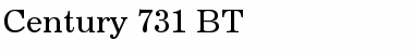 Century731 BT Roman Font