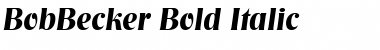 BobBecker Bold Italic