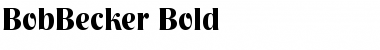 BobBecker Bold Font