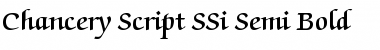 Download Chancery Script SSi Font