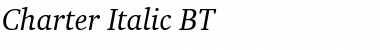 Download Charter BT Font