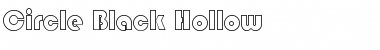 Circle Black Hollow Regular Font