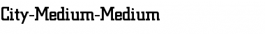 City-Medium-Medium Regular Font
