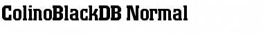 ColinoBlackDB Normal Font
