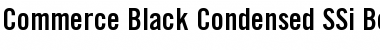 Commerce Black Condensed SSi Font