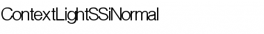Context Light SSi Normal Font