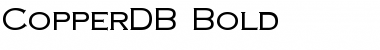 CopperDB Bold Font