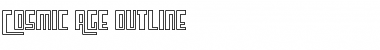 Download Cosmic Age Outline Font