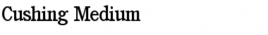 Download Cushing-Medium Font