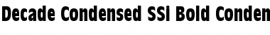 Decade Condensed SSi Font