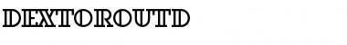DextorOutD Regular Font
