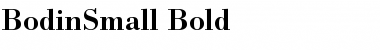 BodinSmall Bold Font