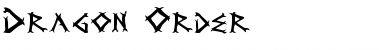 Download Dragon Order Font