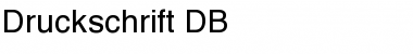 Download Druckschrift DB Font